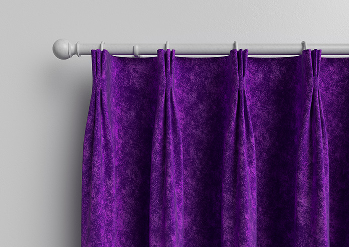 Caen Chenille, Purple - Made to Measure Curtains - Image 11